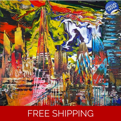 City London Dramatic skyline 142